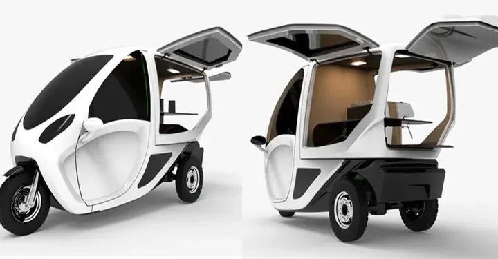 Motor listrik roda tiga