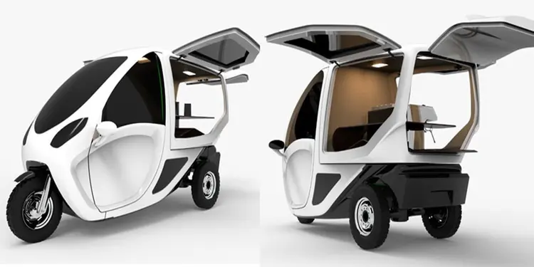 Motor listrik roda tiga