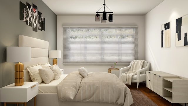 Warna netral kamar tidur